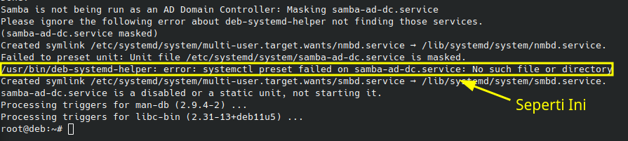 Samba Finished