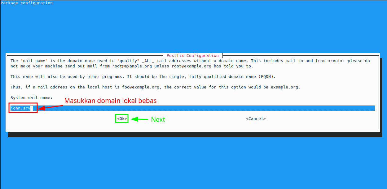 Install Postfix 2.2