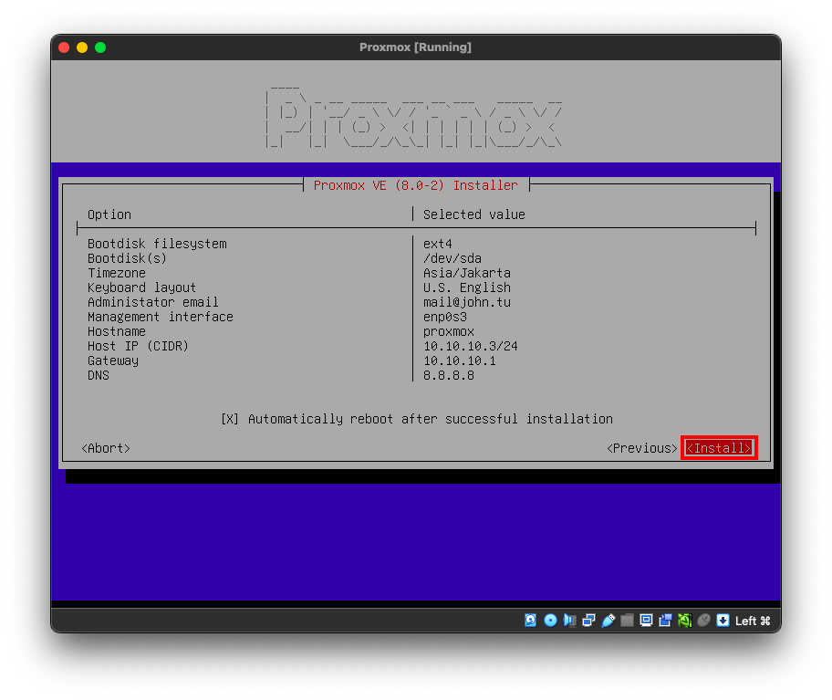 Proxmox Summary