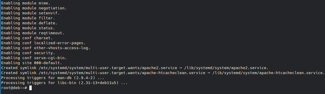Install Apache