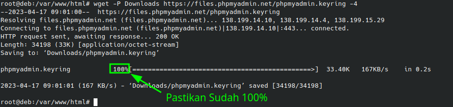 Download GPG key